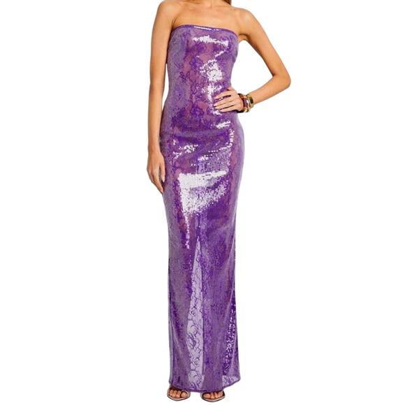 Retrofete Lucia Sequin Lace Dress Size Small - Picture 1 of 7